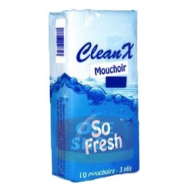 CleanX Papier Mouchoir  10 pcs